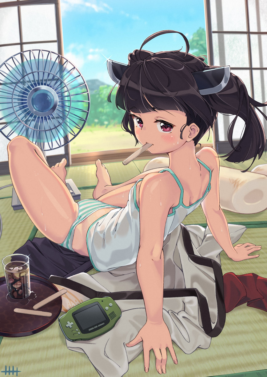 【ノースリーブロリ】二次ロリ少女の夏らしい涼しげなノースリーブ、肩出し腕出し肌率高め衣装の二次エロ画像