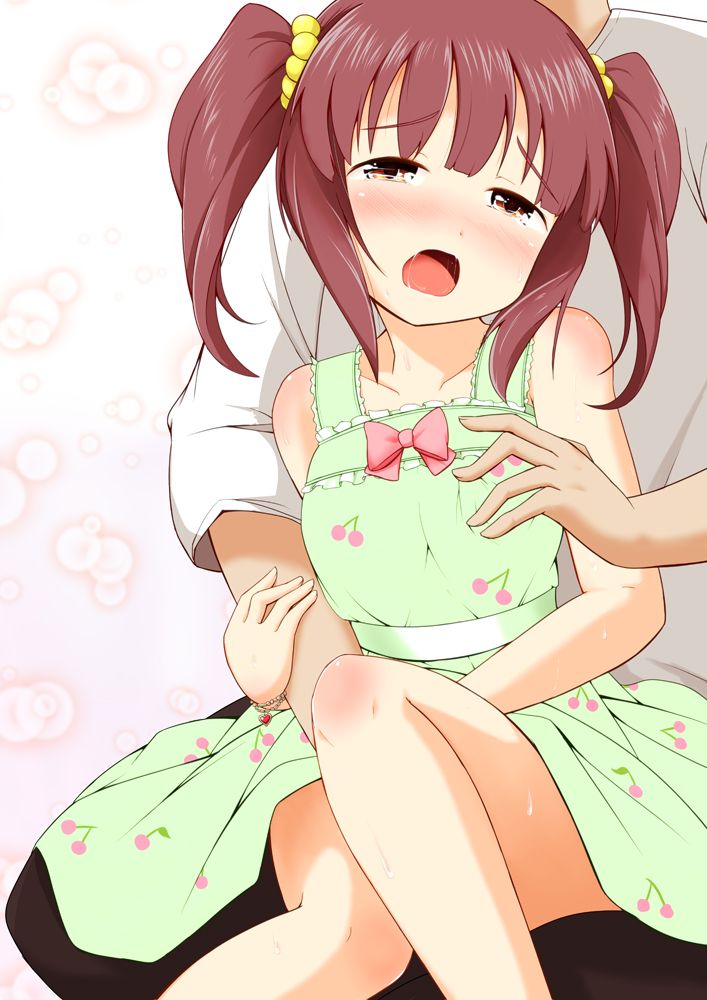 【ロリマン手マン】二次ロリ少女のつるぷにロリマンコの感触を指でしっかり確かめてるロリ手マン前戯の二次エロ画像
