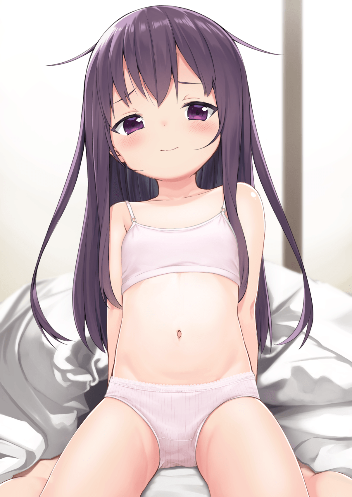 【可愛いロリパンツ】二次ロリ少女のかわいい子供パンツ、女児ショーツを眺めて元気になるロリパンツ二次エロ画像