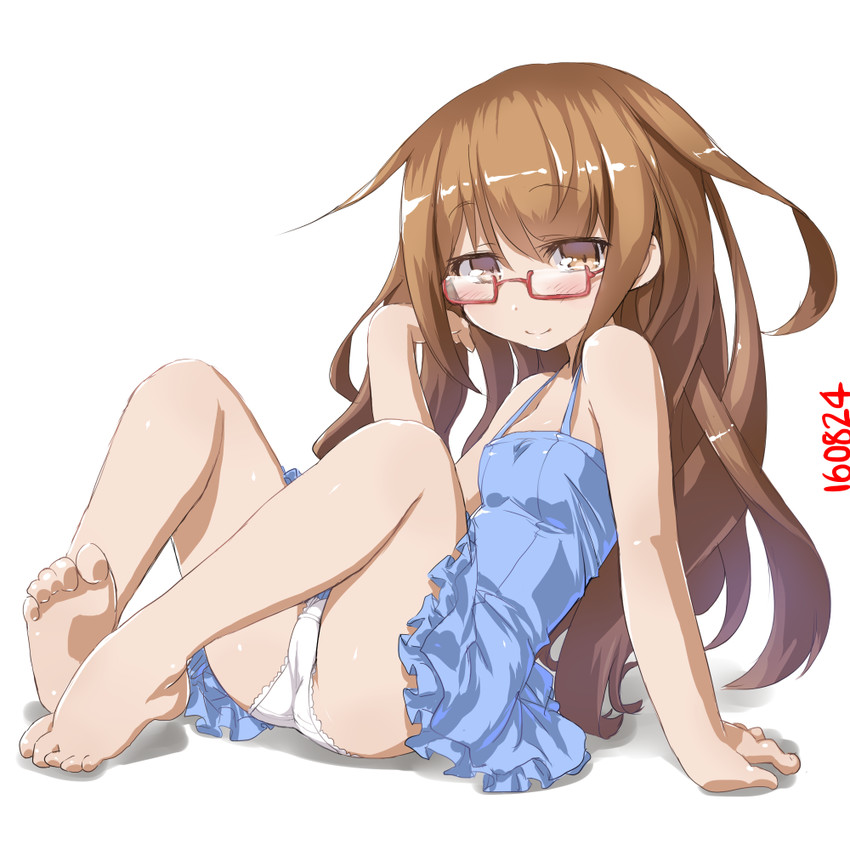 【望月ちゃん】艦隊これくしょんの望月ちゃんという脱力系メガネロリな駆逐艦の魅力あふれる二次エロ画像