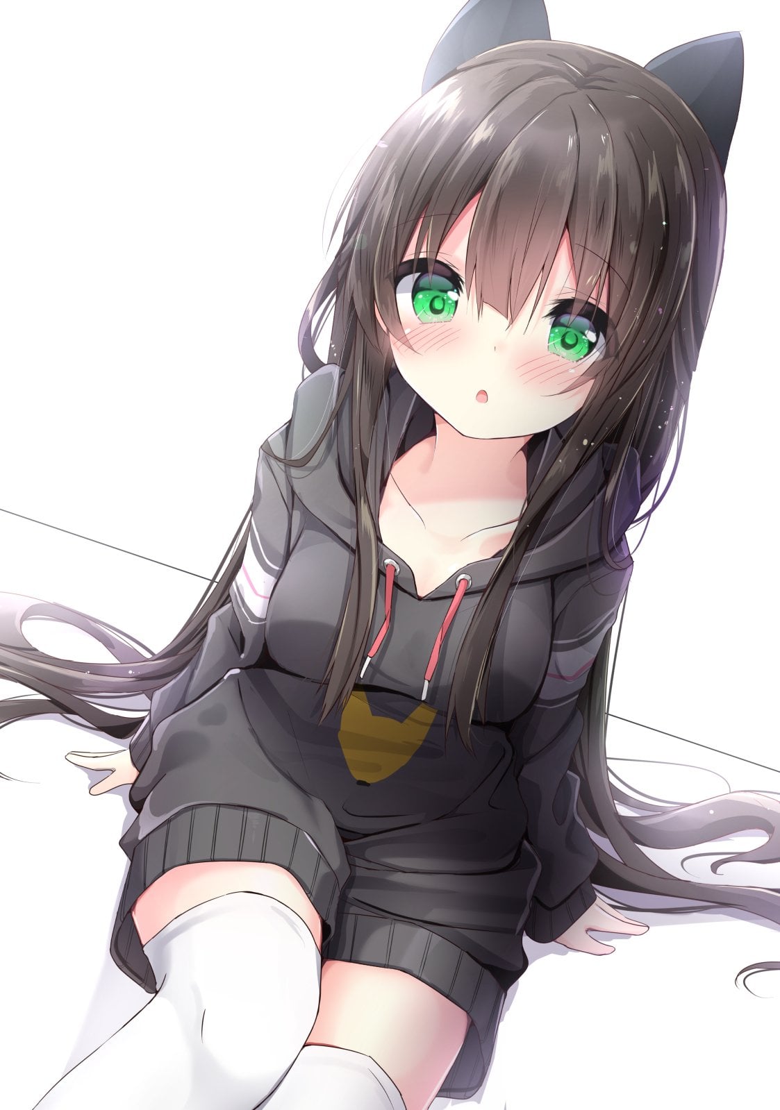 二次ロリ少女の決してエッチじゃない服装、普通の姿に色気を覚える二次萌えロリ画像-11