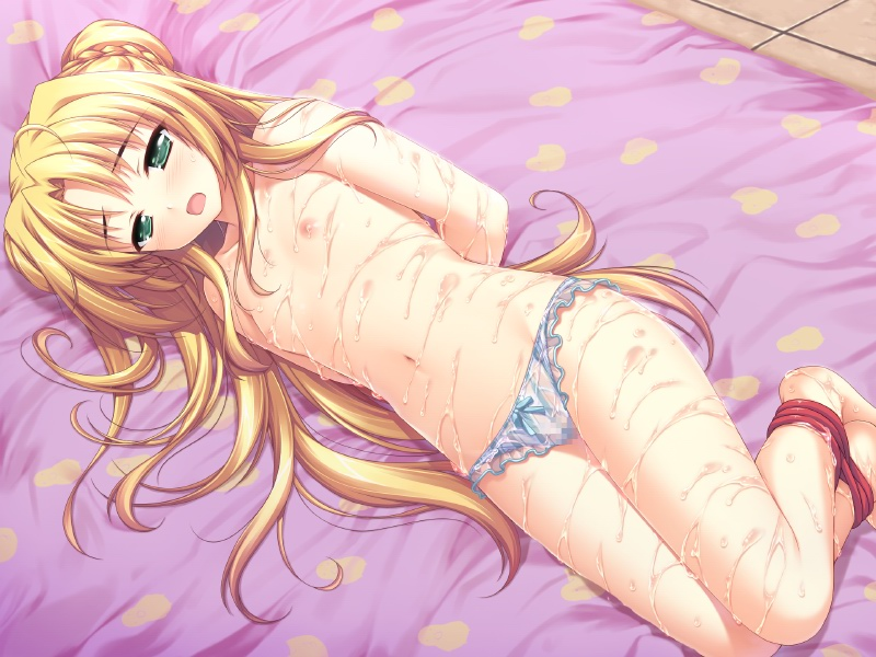 二次ロリ少女に精子をたっぷりぶっかけしてマーキングしてるロリぶっかけ二次エロ画像-38