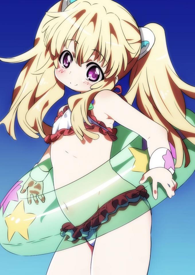 二次ロリ　海凪花嵐　アクエリオン・ロゴス　小学生　低学年　金髪　ツインテール　ジュニアアイドル　二次エロ画像