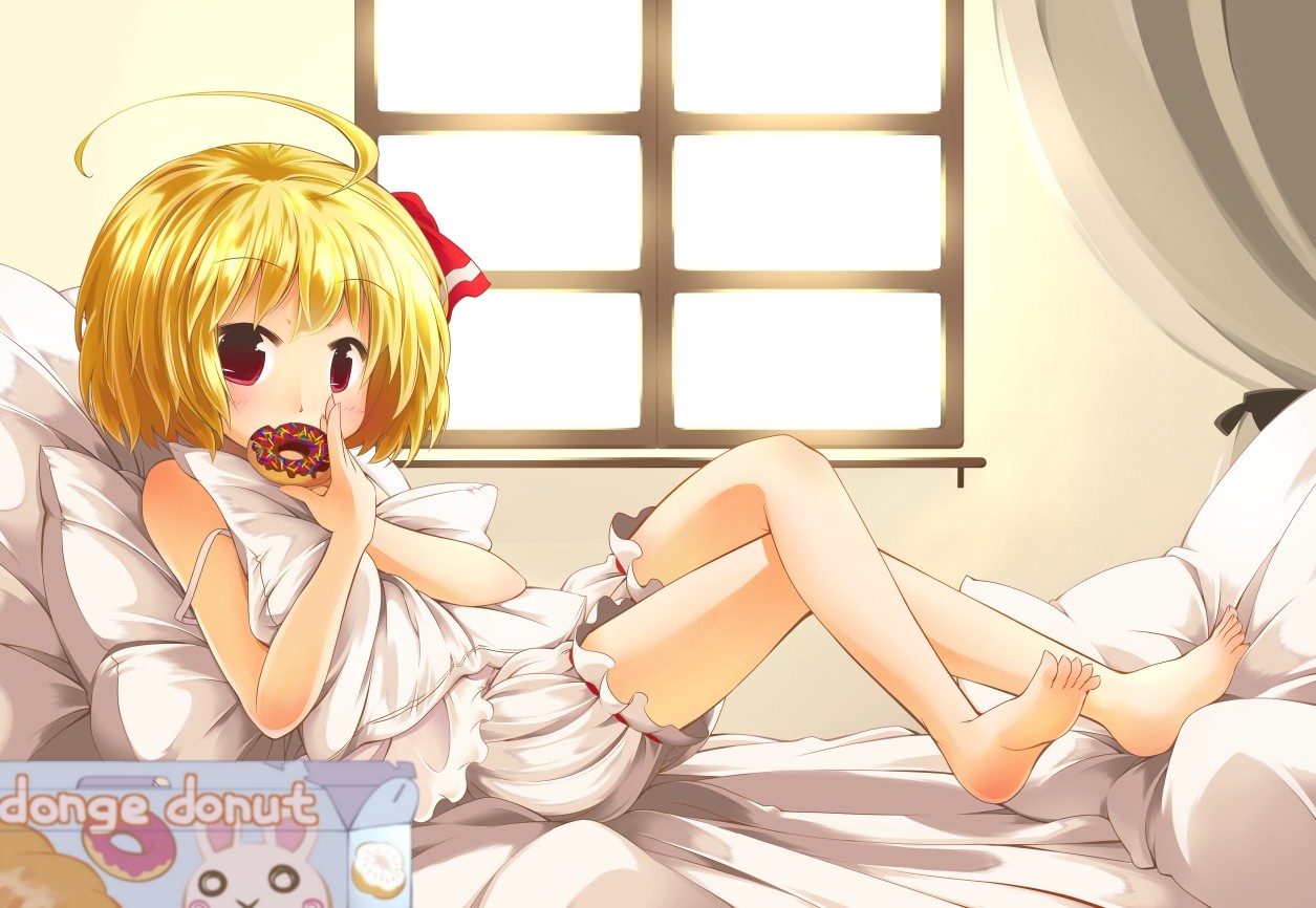 ロリ可愛いルーミアちゃん(東方project)のロリパンツ可愛い下着が見える二次エロ画像-24