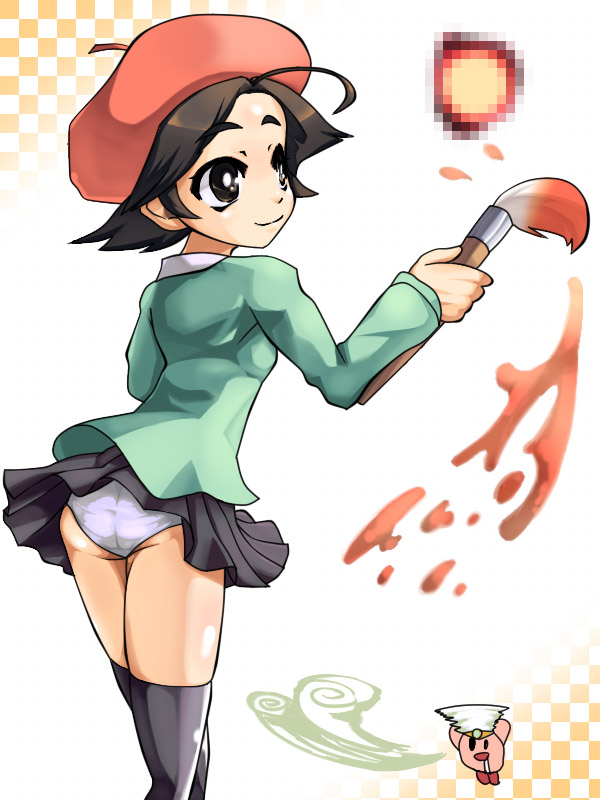 星のカービィ64のロリ可愛いアドレーヌちゃんに刷毛責めしたくなる二次エロ画像-18