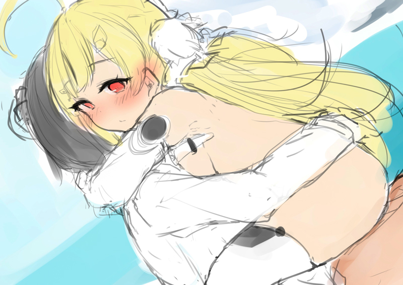 アズールレーン、アズレンのムチムチロリ金髪可愛い駆逐艦エルドリッジちゃんの二次エロ画像-31