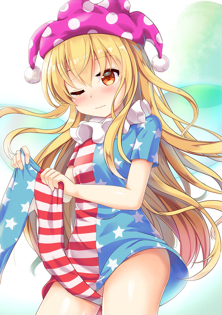 東方projectの洋ロリ感あふれるクラウンピースちゃんの金髪可愛い二次エロ画像-27