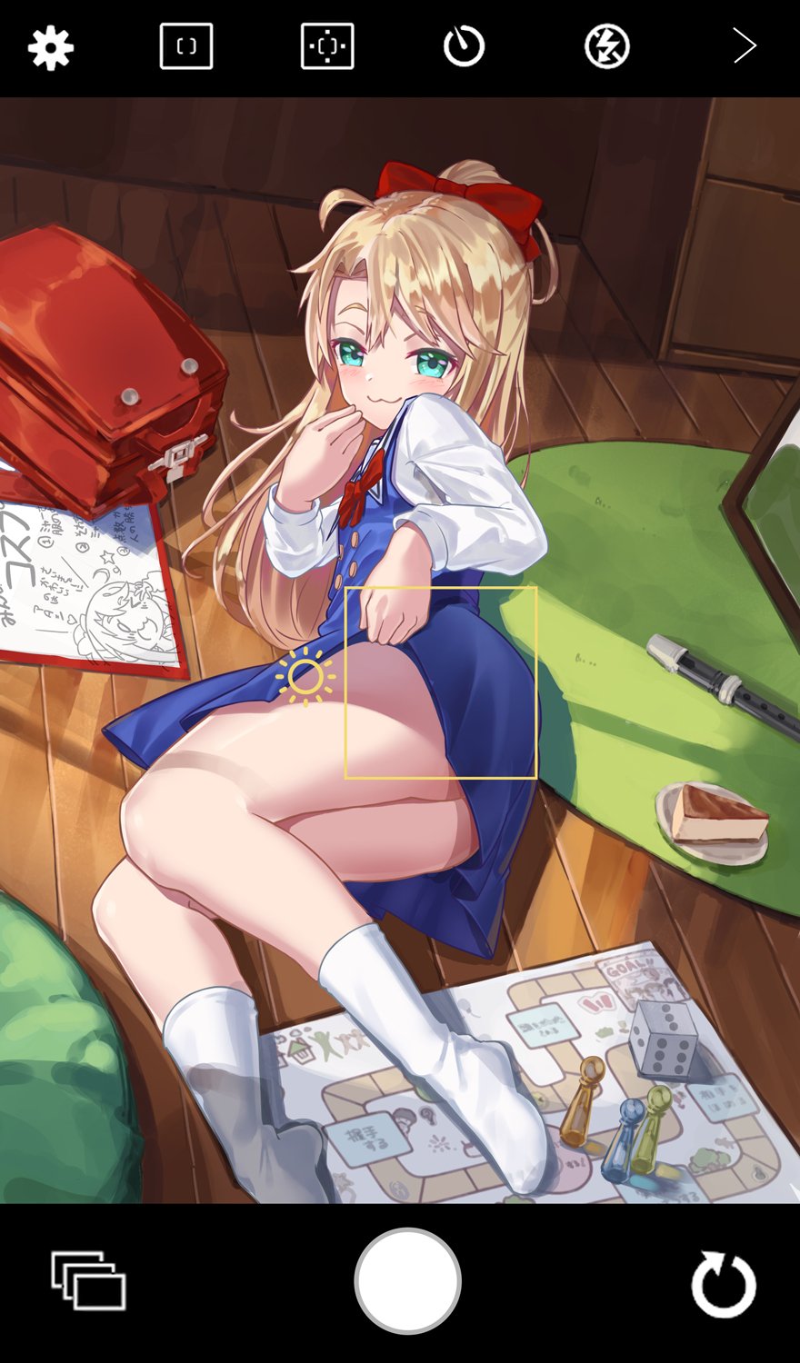 今夜こそわたてんの最新話が放映されるはずなので私に天使が舞い降りた！のロリJS達の二次エロ画像-4