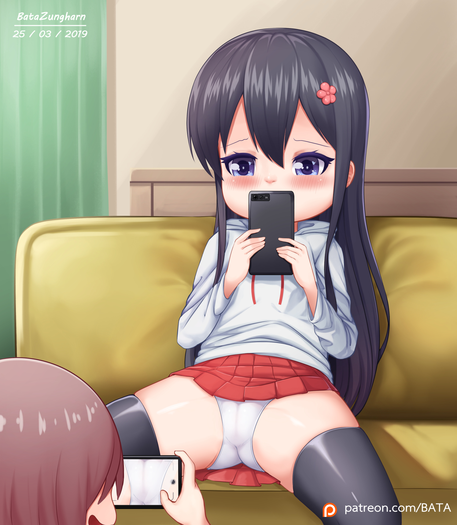 今夜こそわたてんの最新話が放映されるはずなので私に天使が舞い降りた！のロリJS達の二次エロ画像-30