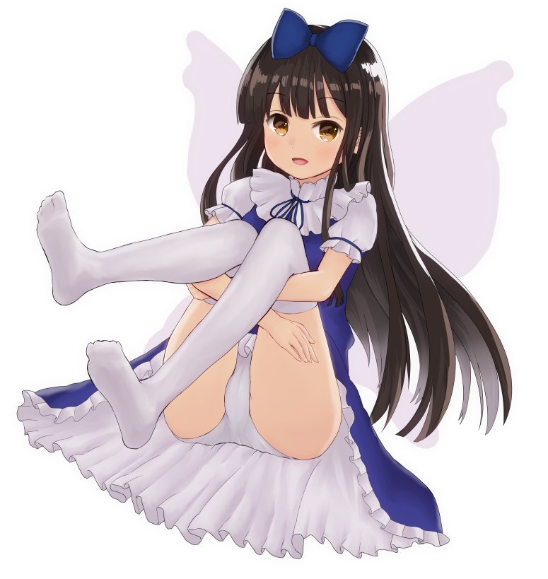 東方Projectの黒髪ロングヘアー可愛いロリ美少女なスターサファイアちゃんの二次エロ画像-2