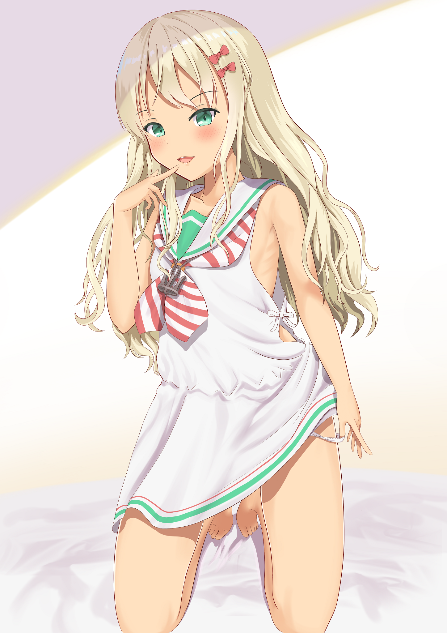 艦隊これくしょんの金髪ロリイタリア駆逐艦グレカーレちゃんの扇情的な二次エロ画像-33