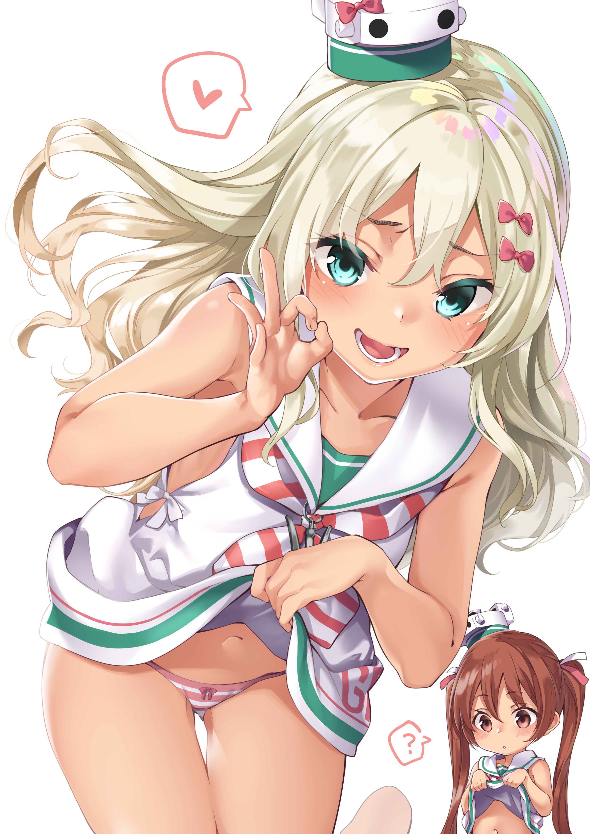 艦隊これくしょんの金髪ロリイタリア駆逐艦グレカーレちゃんの扇情的な二次エロ画像-38