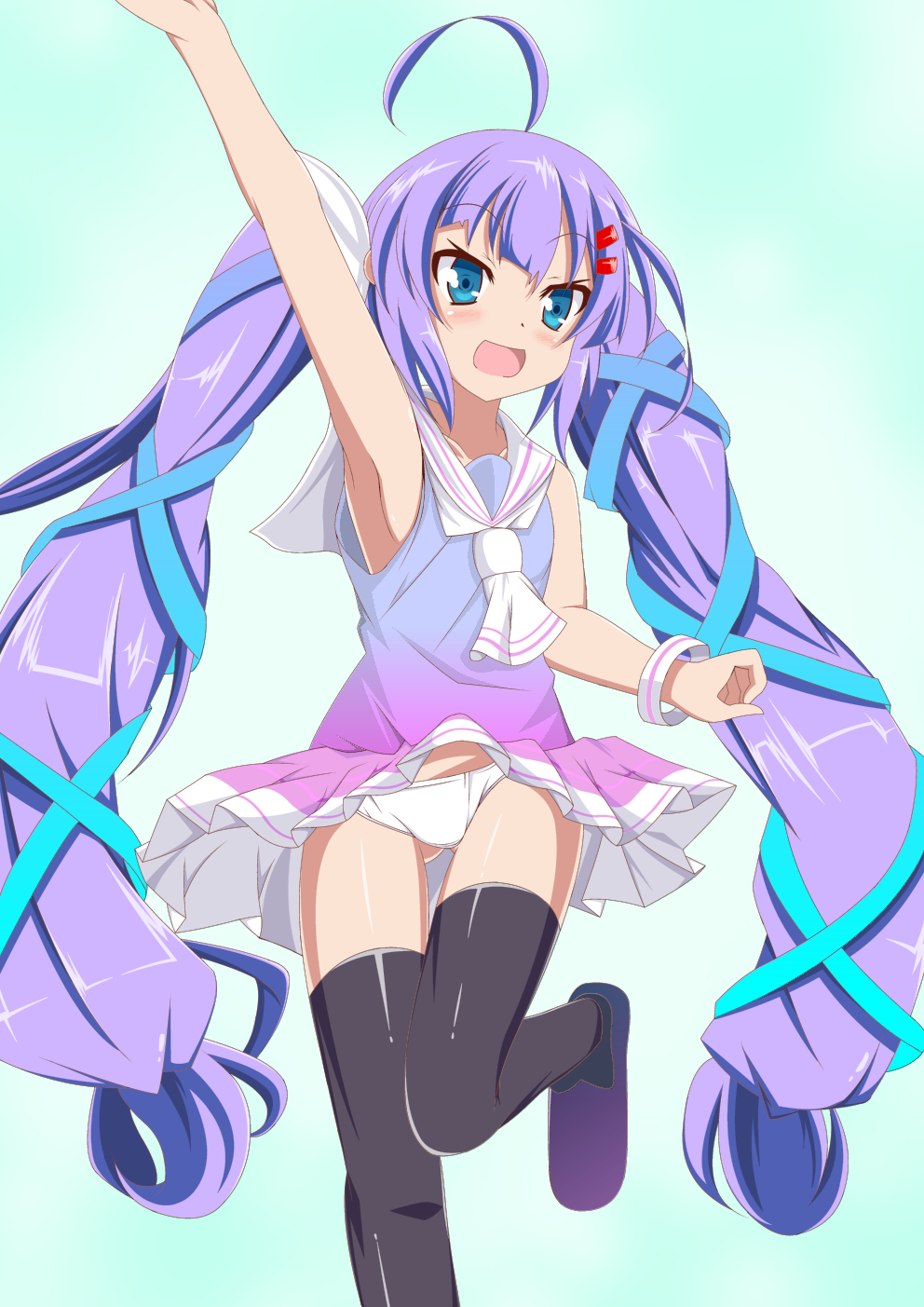 3パターンのキャラでお得なボカロ&ボイロの11歳ロリ音街ウナちゃんの二次エロ画像-13