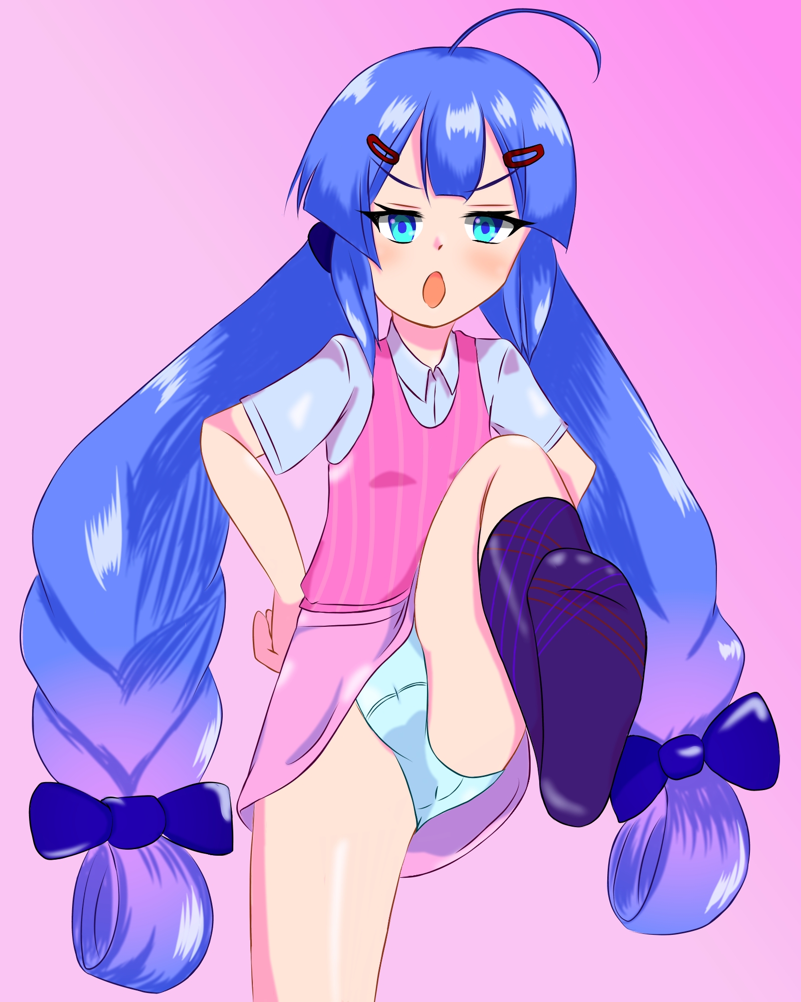 3パターンのキャラでお得なボカロ&ボイロの11歳ロリ音街ウナちゃんの二次エロ画像-33