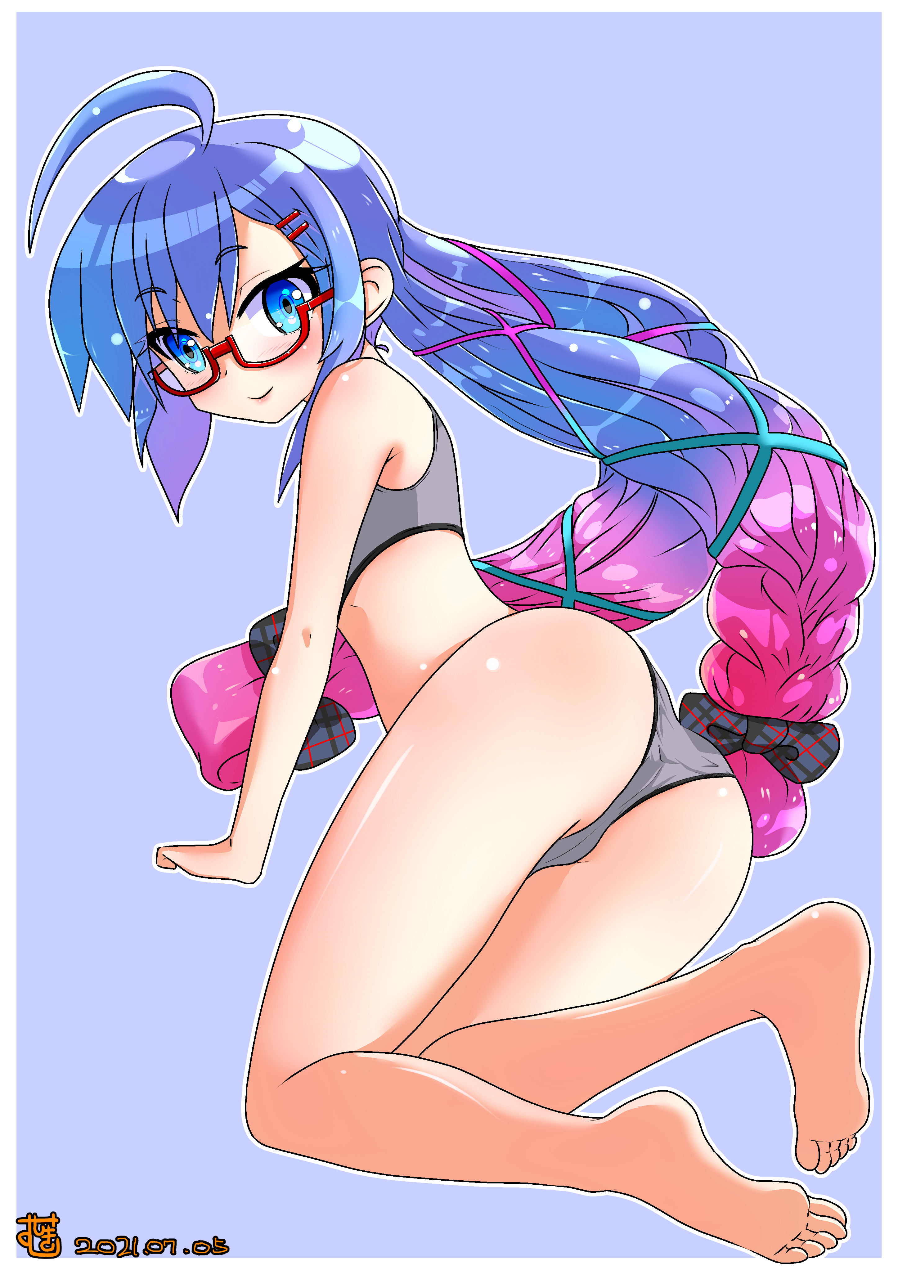 3パターンのキャラでお得なボカロ&ボイロの11歳ロリ音街ウナちゃんの二次エロ画像-70