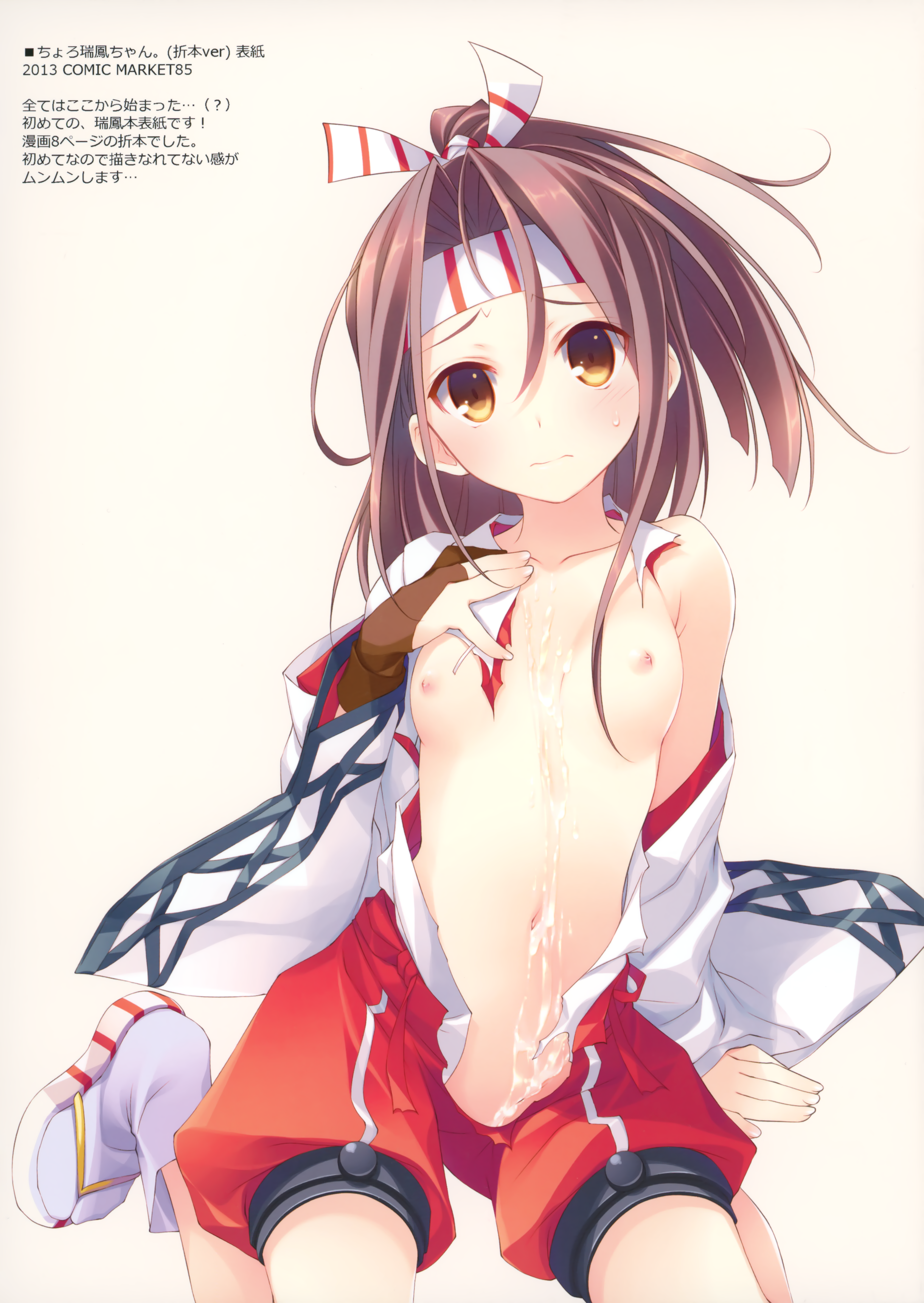 艦隊これくしょん(艦これ)の貧乳ロリ体型可愛い軽空母瑞鳳ちゃんの二次エロ画像-50
