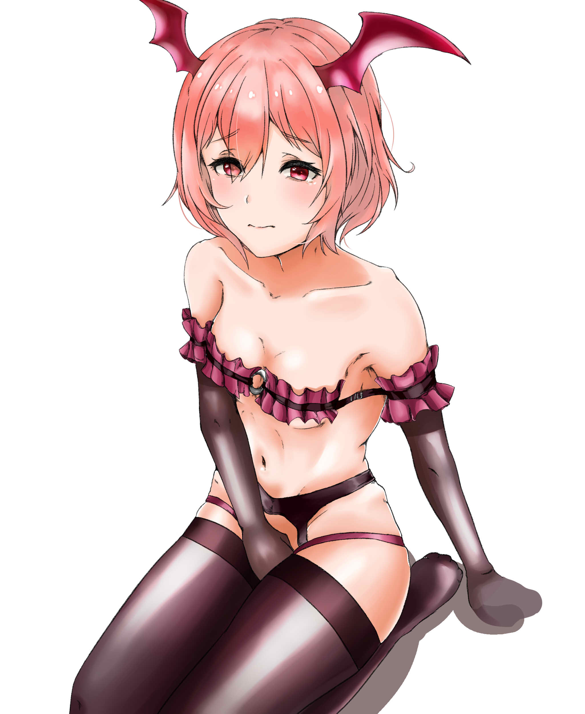 この素晴らしい世界に祝福を！のロリボディ貧乳かわいい新人サキュバスちゃんの二次エロ画像-14