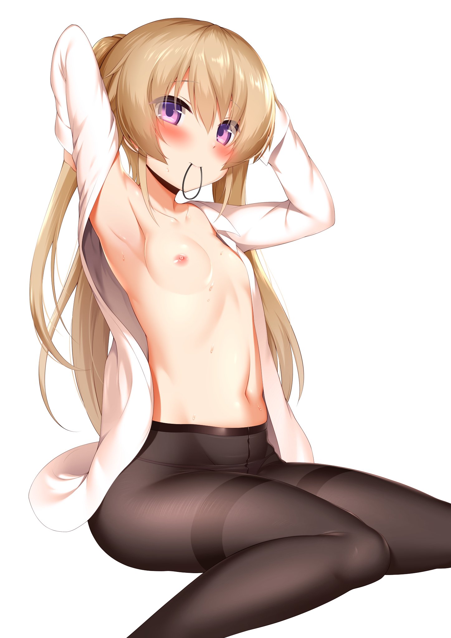 蒼の彼方のフォーリズムのツインテ貧乳ロリボディ可愛い後輩有坂真白ちゃんの二次エロ画像-18