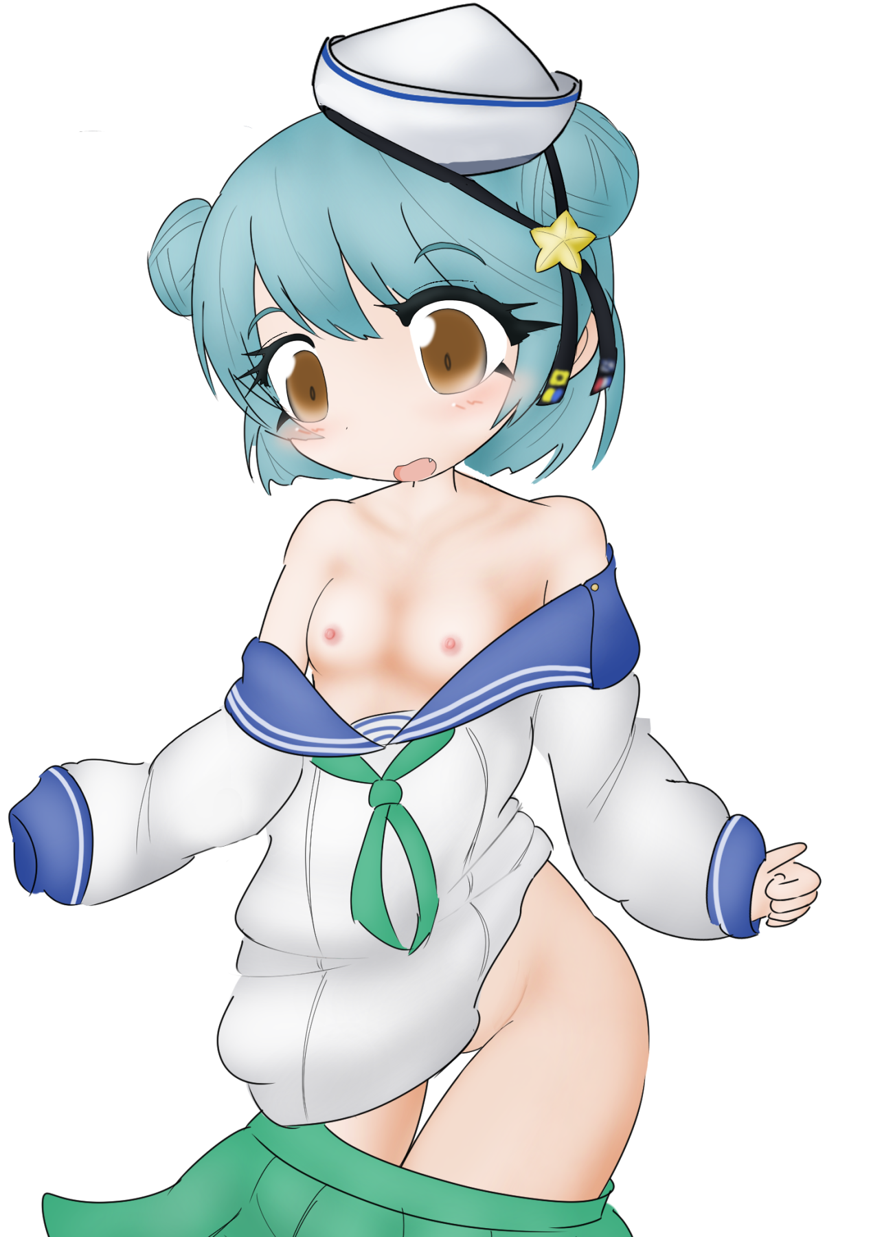 艦隊これくしょんのロリかわお団子駆逐艦サミュエル・B・ロバーツちゃんの二次エロ画像-24