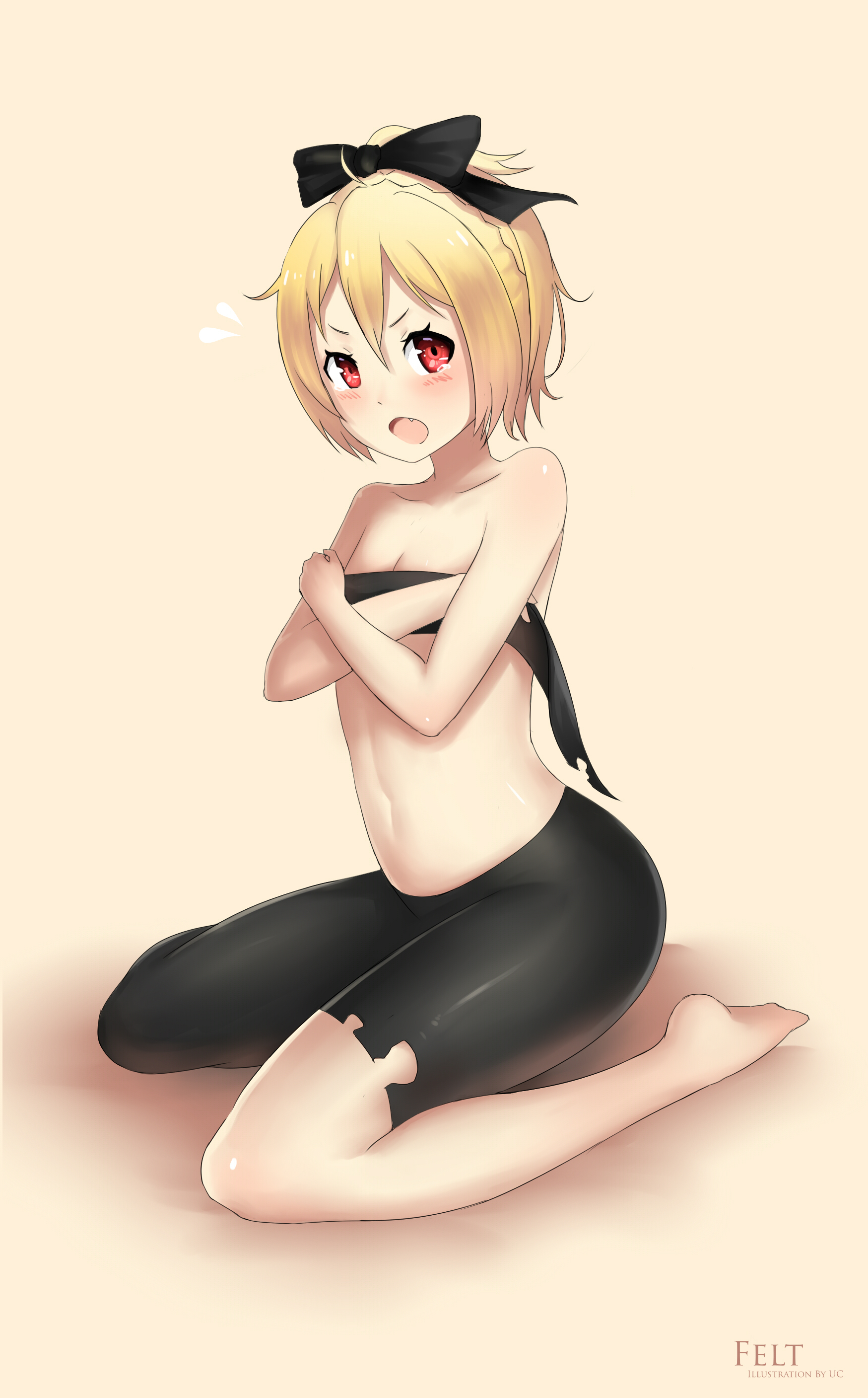 Re:ゼロから始める異世界生活の貧乳ロリスリ師フェルトちゃんの二次エロ画像-31