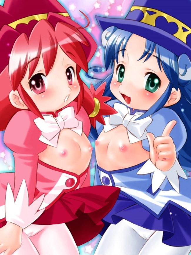 ふしぎ星の☆ふたご姫のロリ双子姉妹ファイン＆レインの二度おいしい双子ロリ二次エロ画像-13