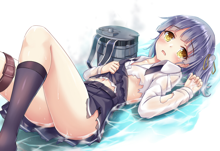 艦隊これくしょんの小さな体に元気いっぱいロリかわいい大潮ちゃんの二次エロ画像-27