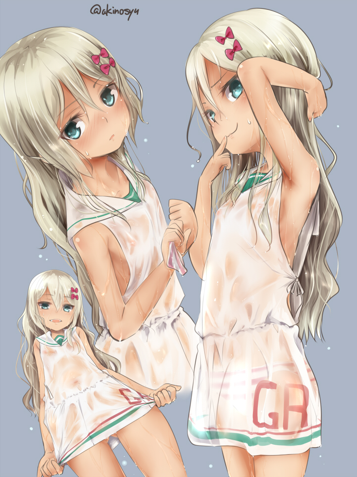 艦隊これくしょんのエッチなロリビッチ風で金髪可愛いグレカーレちゃんの二次エロ画像-17