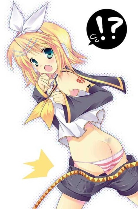 金髪貧乳ちっぱいロリ体型ボーカロイド鏡音リンちゃんのたっぷり調教したくなる二次エロ画像-24