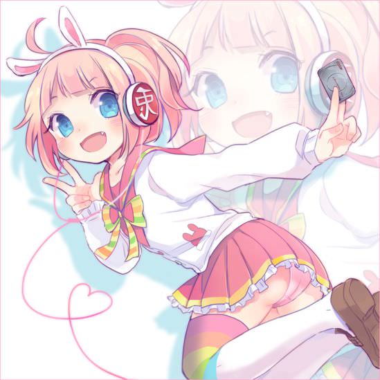 ひなビタ♪のJC3年ぺったんたんロリ少女めうめうこと芽兎めうちゃんの二次エロ画像-7