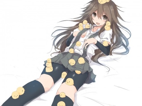 艦隊これくしょんの吊りスカがよく似合うロリかわいい駆逐艦荒潮ちゃんのロリなはずなのに色気を感じる二次エロ画像-4