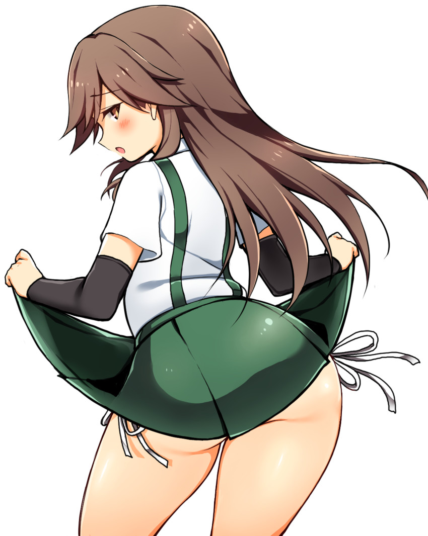 艦隊これくしょんの吊りスカがよく似合うロリかわいい駆逐艦荒潮ちゃんのロリなはずなのに色気を感じる二次エロ画像-35