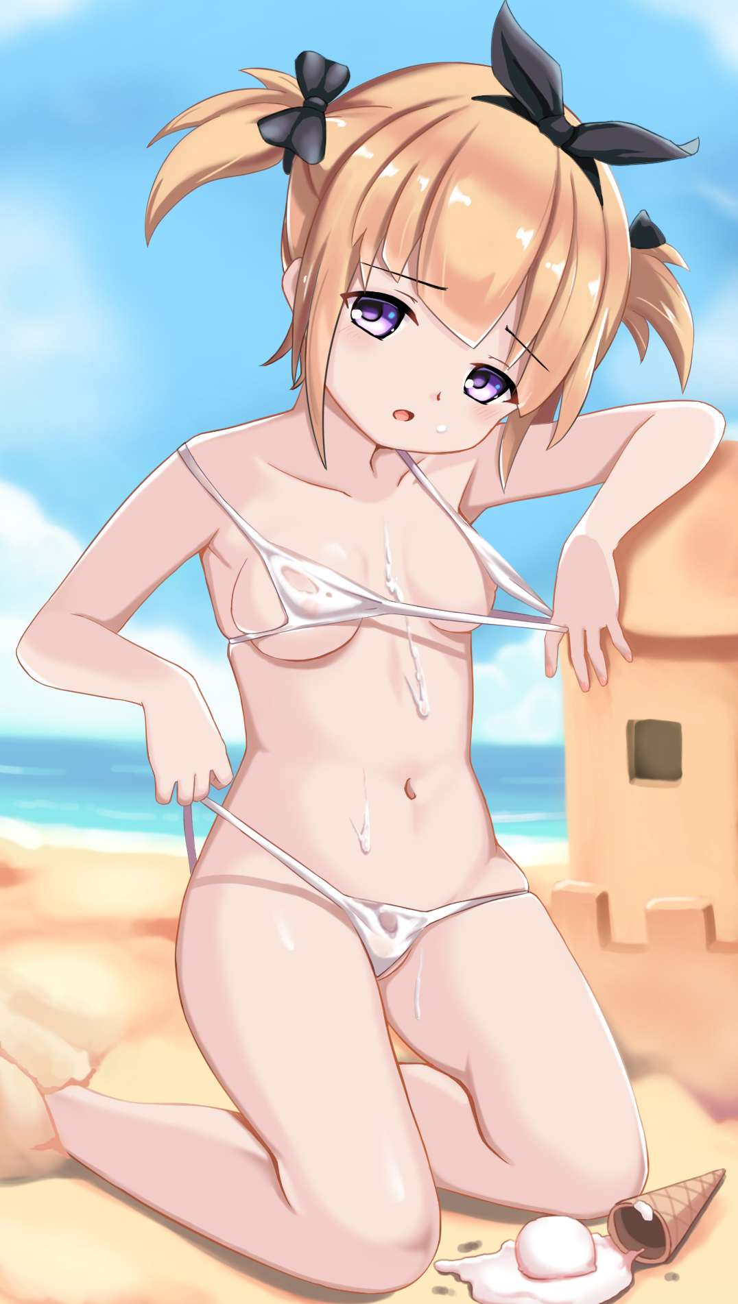 アズールレーン(アズレン)の頭巾二つ結び金髪ロリかわいいノーフォークちゃんの二次エロ画像-11