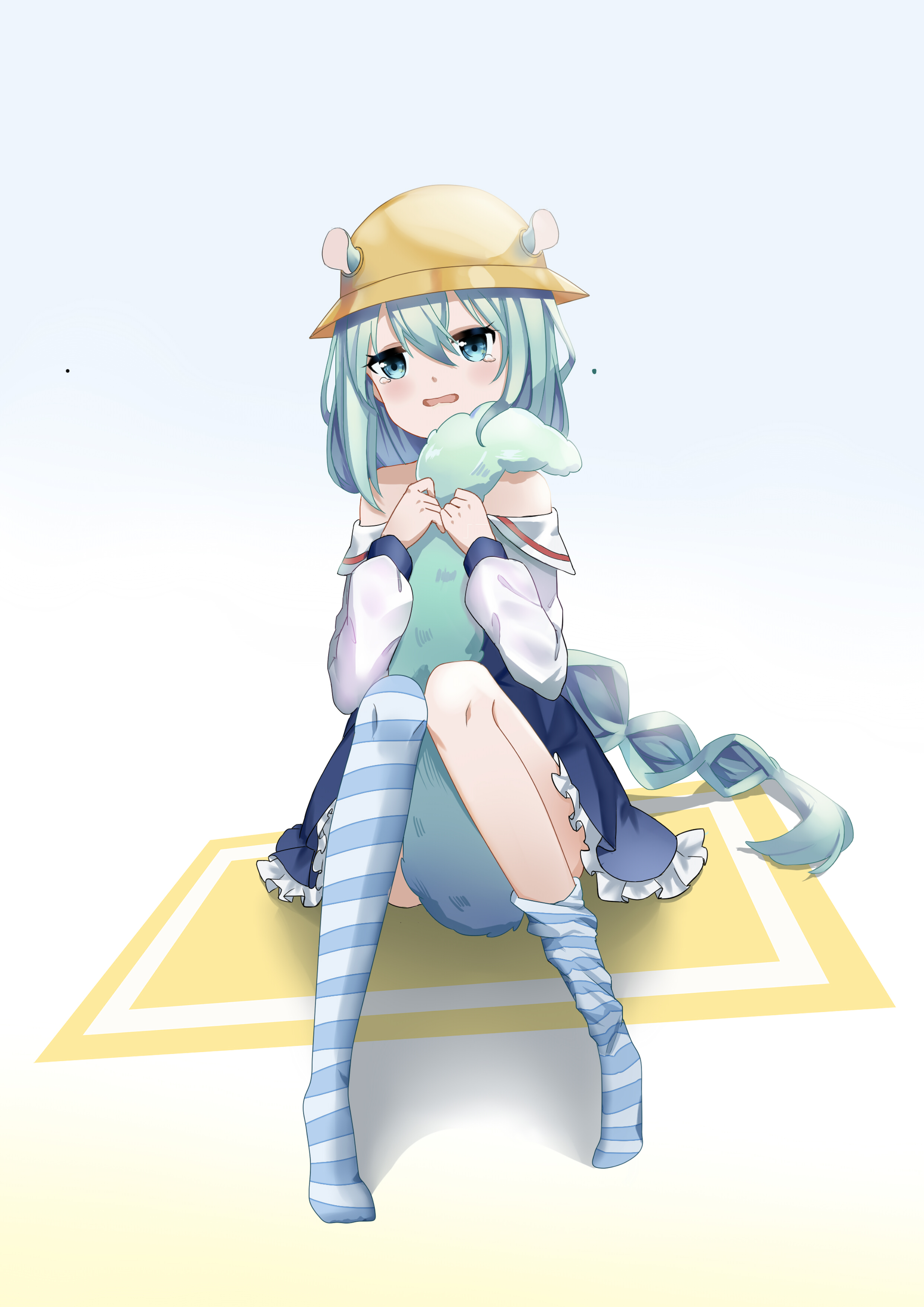 アズールレーンのロリ駆逐艦三日月ちゃんの服装乱れも可愛い二次エロ画像-19