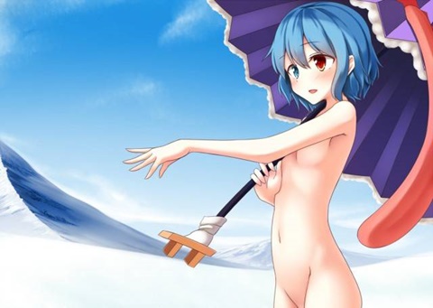 東方Projectの唐笠オバケの妖怪でオッドアイかわいい多々良小傘ちゃんのロリな二次エロ画像-5