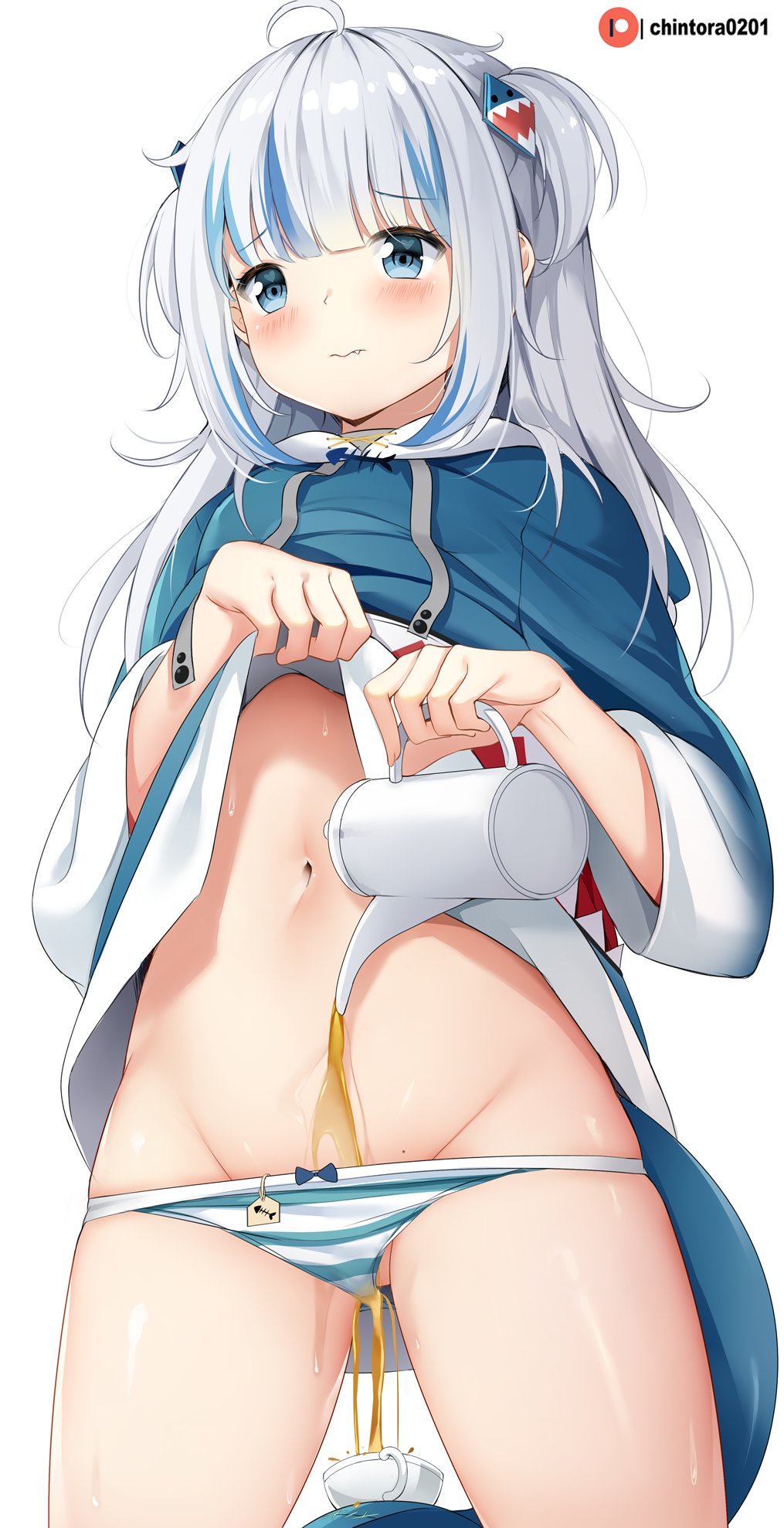 HololiveENのロリかわサメ娘Vtuberさめちゃんことがうる・ぐらちゃんの二次エロ画像-5