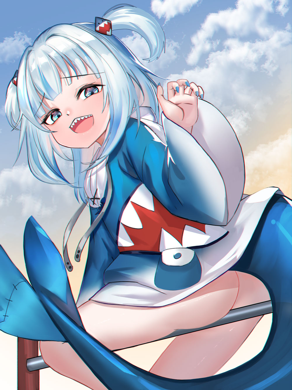 HololiveENのロリかわサメ娘Vtuberさめちゃんことがうる・ぐらちゃんの二次エロ画像-6