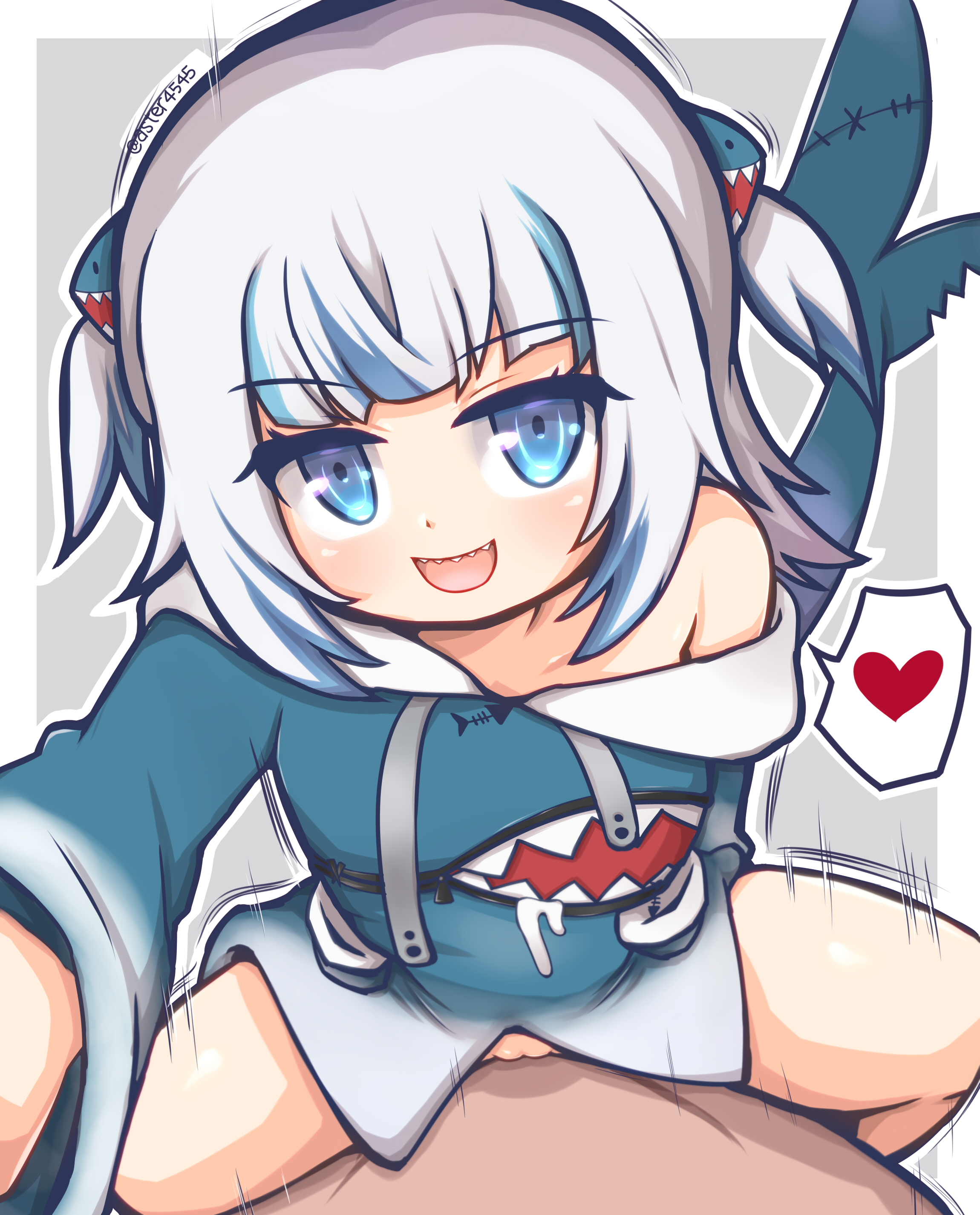 HololiveENのロリかわサメ娘Vtuberさめちゃんことがうる・ぐらちゃんの二次エロ画像-77