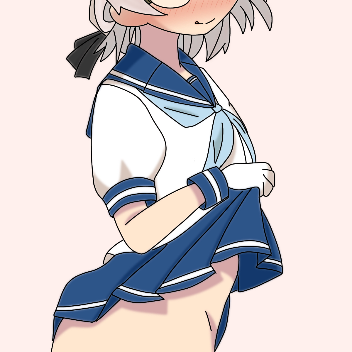艦隊これくしょん(艦これ)のロリペド海防艦メガネっ娘平戸ちゃんの二次エロ画像-11