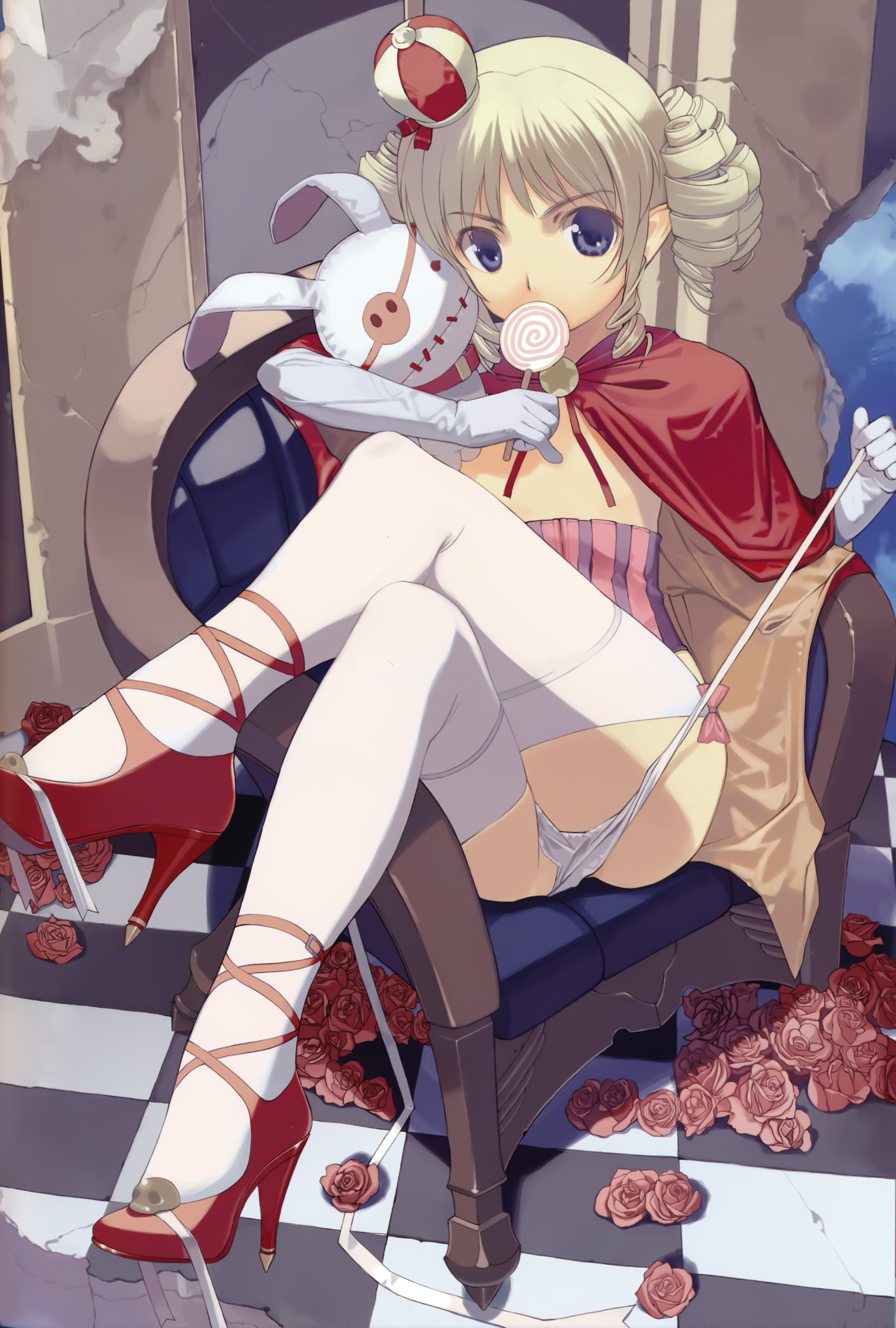 クイーンズブレイドの合法ロリツインドリルドワーフ娘鋼鉄姫ユーミルちゃんの二次エロ画像-45