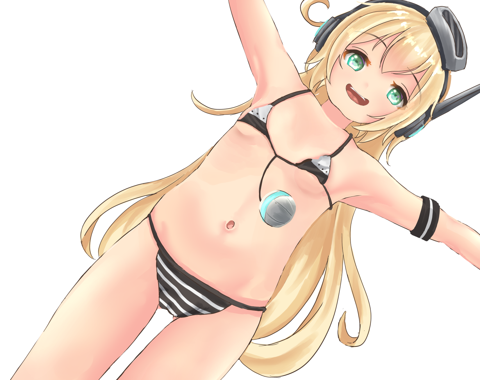 アズールレーンの貧乳ぺったんこな金髪ロリ潜水艦アルバコアちゃんの二次エロ画像-34