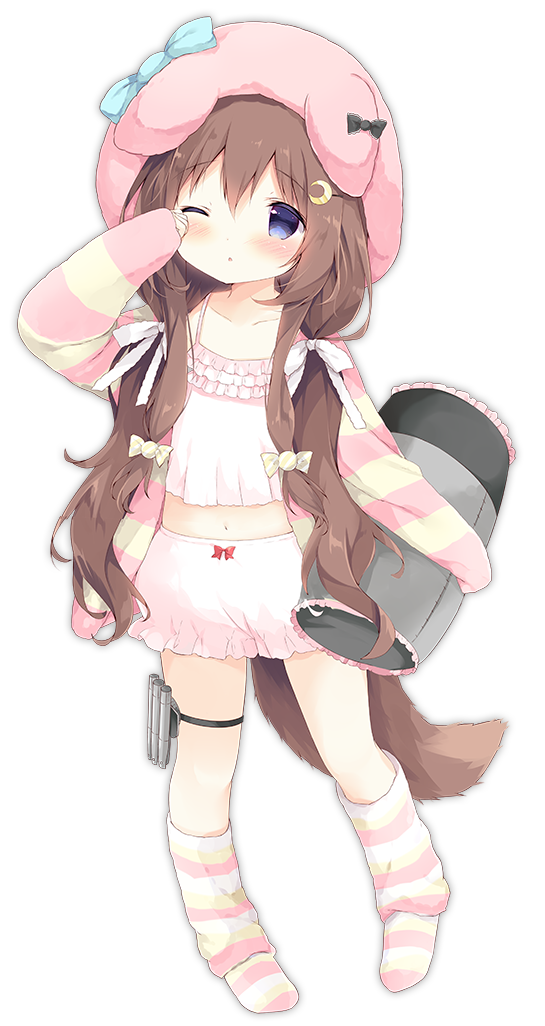 アズールレーンのJS風ケモミミロリペドぷにぷにかわいい駆逐艦文月ちゃんの二次エロ画像-9