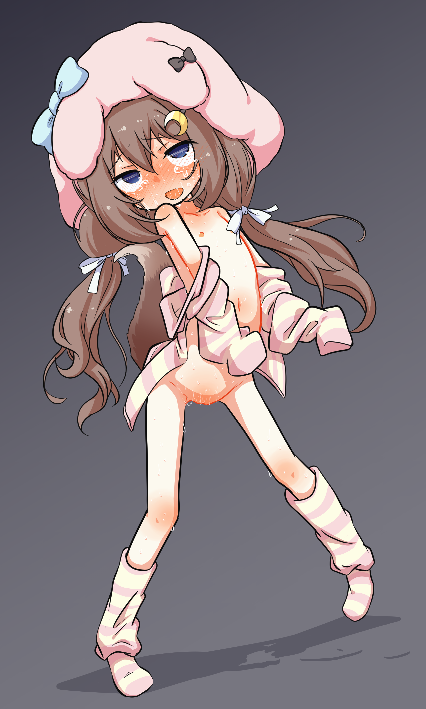 アズールレーンのJS風ケモミミロリペドぷにぷにかわいい駆逐艦文月ちゃんの二次エロ画像-22