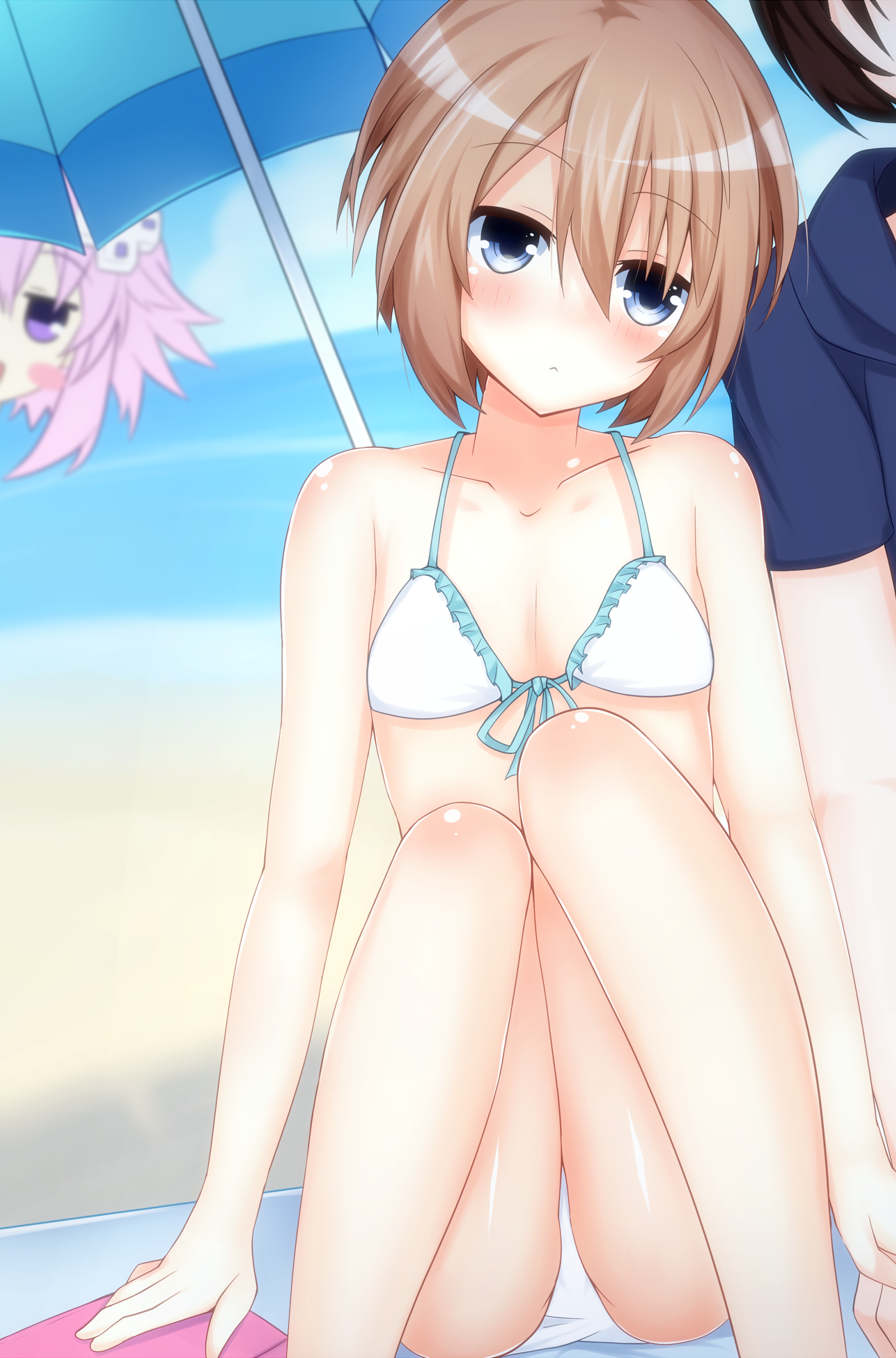 超次元少女ネプテューヌシリーズの貧乳ぺったんこロリお姉ちゃんブランちゃんの二次エロ画像100連発-92