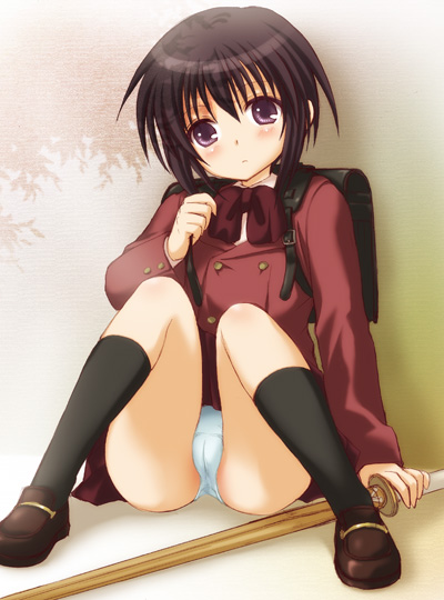 バンブーブレードのロリボディJK修羅たまちゃんこと川添珠姫ちゃんのちっちゃく可愛い二次エロ画像-23
