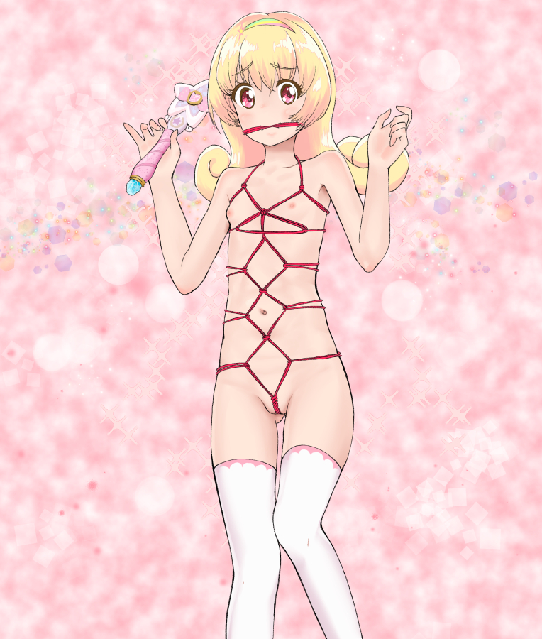 ミュークルドリーミーの女子中学生、JC1年なロリ主人公日向ゆめちゃんの二次エロ画像-25