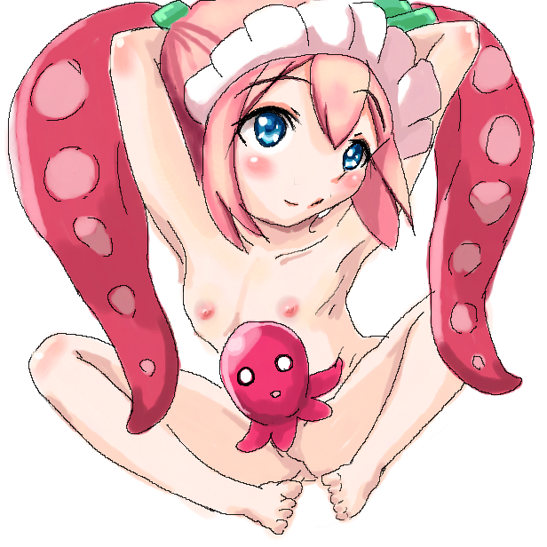 某すしチェーンの回転むてん丸に出てくるツインテ触手少女ロリータコちゃんの二次エロ画像-20