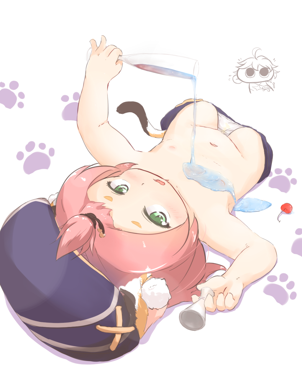 原神(genshin impact)の猫耳ロリ体型バーテンダーディオナちゃんのケモかわいい二次エロ画像-8