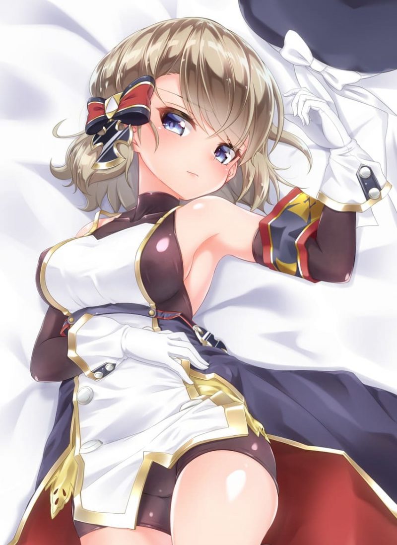 アズールレーンの初期艦でロリ巨乳感が強いニーミちゃんことZ23ちゃんの二次エロ画像-34