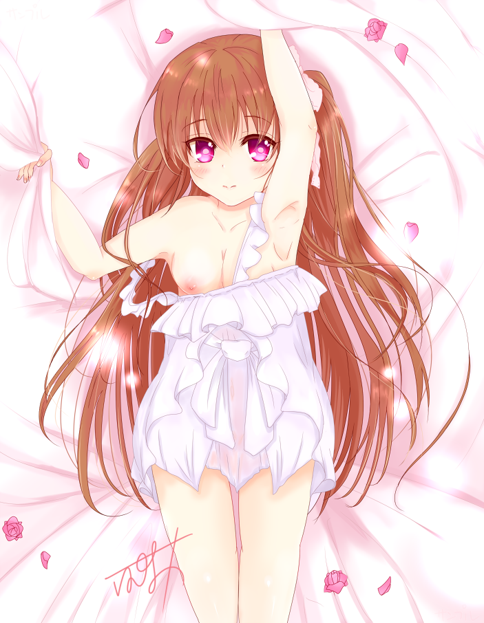 GF(仮)のサイドポニテかわいい後輩ロリ普乳な朝比奈桃子ちゃんの剥ぎコラ＆二次エロ画像-15