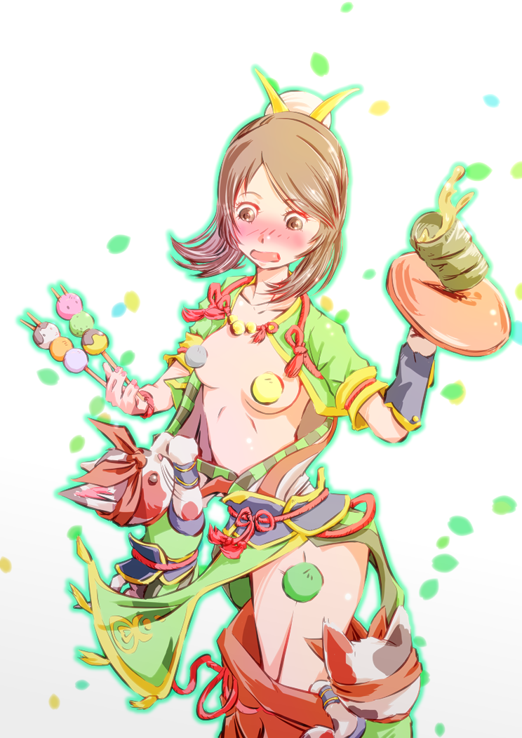 モンスターハンターRISEのお団子屋の看板娘で微ロリなヨモギちゃんの二次エロ画像-12